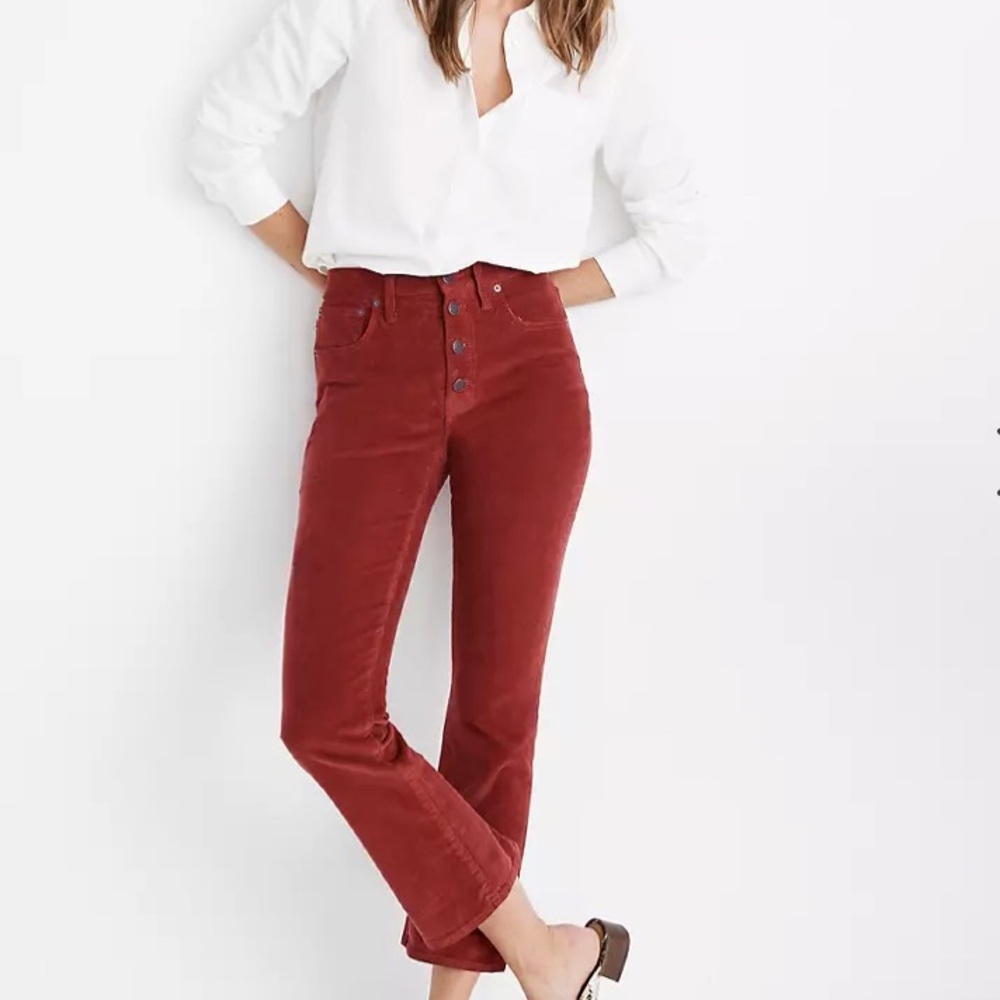 Madewell Cali Demi-Boot Jeans in Corduroy